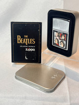 1997 Zippo The Beatles Lighter Let It Be Album Cover Sticker Sealed Original Box - £63.03 GBP