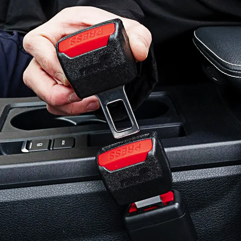 1/2/4Pcs Car Seat Belt Clip Extender Safety Seatbelt Lock Buckle Plug Thick - £9.38 GBP+