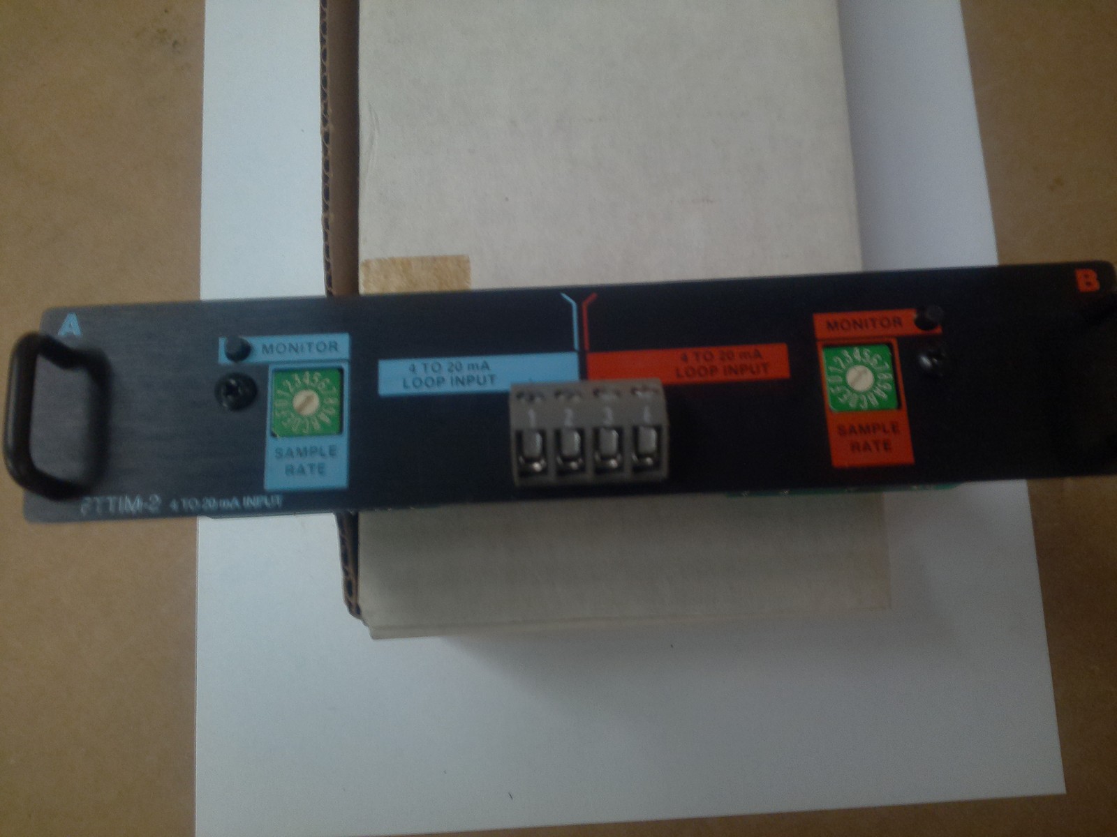 OMEGA OM-220-FTTIM-2 DIGITAL/PULSE (2) CHANNEL SAMPLE RECORDING MODULE /... - $38.59