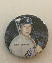 Rich Gedman Baseball Button Pin - £11.89 GBP