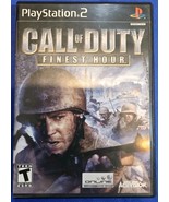 Call of Duty: Finest Hour (Sony PlayStation 2, 2004) - $19.16