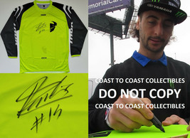 Dylan Ferrandis Supercross Motocross signed Thor Jersey COA proof autogr... - £275.42 GBP
