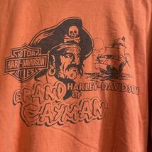 Harley Davidson Shirt Men 3XL Grand Cayman Motorcycle Pocket-Tee Vintage... - $8.90