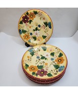 Oneida Kitchen Sunset Bouquet Dinner Plates Set Of 5 Floral Tuscan Hand ... - $871.90 MXN