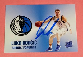 Authenticity Guarantee 
Luka Doncic signed  Rated Rookie card w/coa.  doncic ... - £1,411.24 GBP