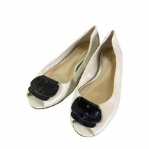 Simply Vera Wang Shoes Flats Womens Size 10 M Work Professional Nude Gold Buckle - £15.82 GBP