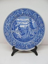 Spode Blue Room Collection Dinner Plate Woodman Made in England 10.25” Excellent - £15.01 GBP