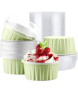 Foil Cupcake Wrappers,  30Pcs 5Oz Disposable Aluminum Foil Baking Cups C... - £12.90 GBP