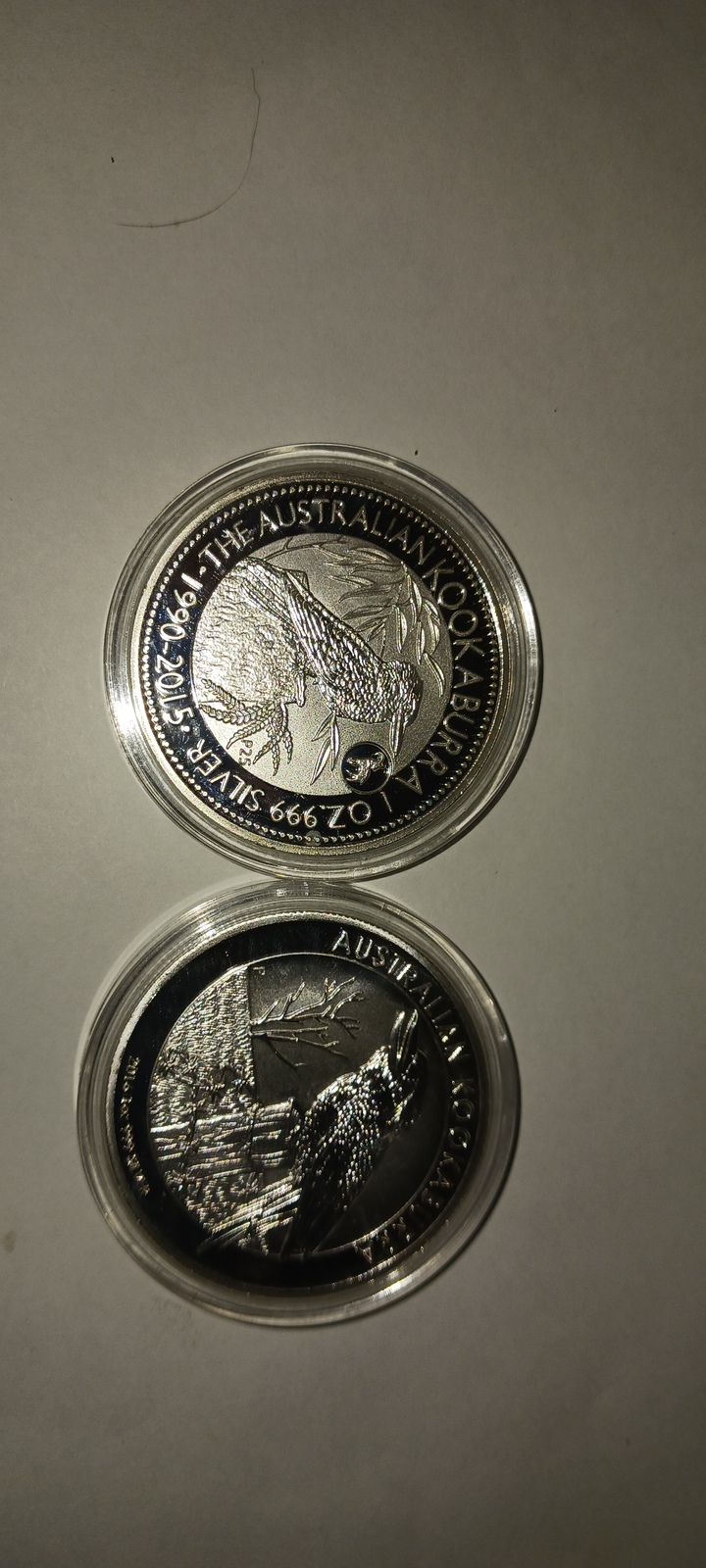 TWO PERTH MINT KOOKABURRA&#39;S 2015/2016 PROOFS  A WONDERFUL SET OF COINS/ ... - $39.99