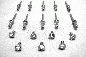 1970 - E1977 Corvette Hardware Kit T Top Molding Mounting Stainless Steel - $21.31