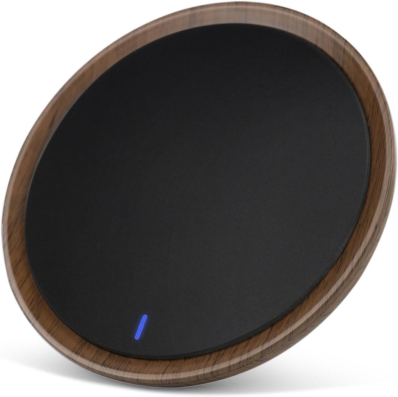 Coffee Mug Warmer, Candle Warmer Plate Wood Grain Style, Wax Melt Warmer... - $33.93