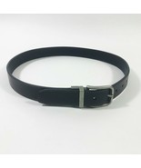 Brown Leather Lined Belt Contrast Stitching Pebbled Finish Wms Size 14-16 - €11,00 EUR