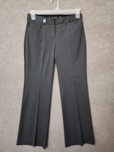 Express Editor Dress Pants Womens 2 Short Gray Flared Leg Stretch Business - £23.78 GBP