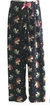 Bobbie Brooks Girls Plush PJ Lounge Pants Size M 7/8 Navy Blue Unicorn Print - £9.98 GBP