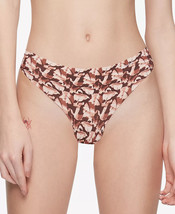 CALVIN KLEIN Invisibles Thong Panties Umber Print Size Large $15 - NWT - £5.65 GBP