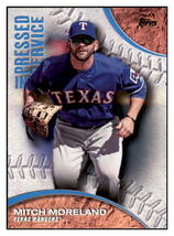 2016 Topps Mitch Moreland  Texas Rangers #PIS-1 Baseball card   MATV4 - £1.53 GBP