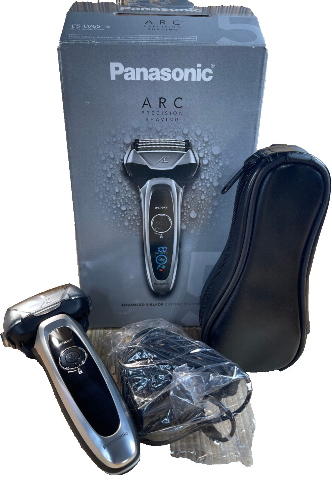 Panasonic ARC Electric Razor for Men with Pop-Up Trimmer, Wet/Dry 5-Blade - £78.94 GBP