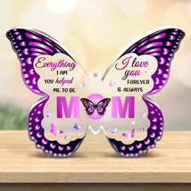 Butterfly-Shaped Acrylic Keepsake - Unique 5X3.8 inch Treasure for Mother&#39;s Day - £9.73 GBP