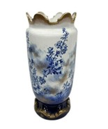 George Jones &amp; Sons Faience Majolica Large Vase Azalea 19th Century - $396.98
