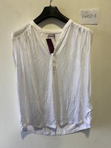 LASCANA senza Maniche Top Spiaggia IN Bianco (FM102-3) - $22.96