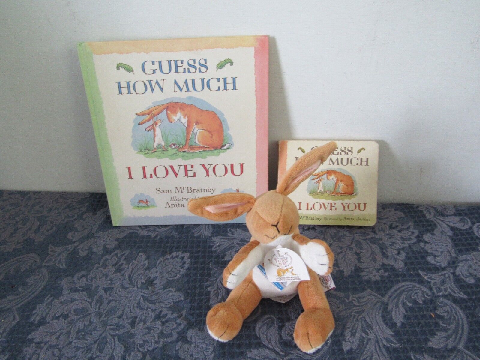 Primary image for Guess How Much I Love You Bunny Plush Kids Preferred Two Book Lot