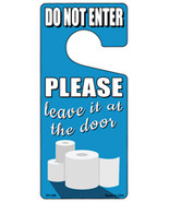 Leave It At The Door Novelty Metal Door Hanger - £15.14 GBP