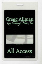 Gregg Allman Backstage Pass Low Country Blues Tour - £23.60 GBP