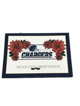 2000 San Diego CHARGERS STH Team Issued Christmas Card Jim Harbaugh Seau - $30.00