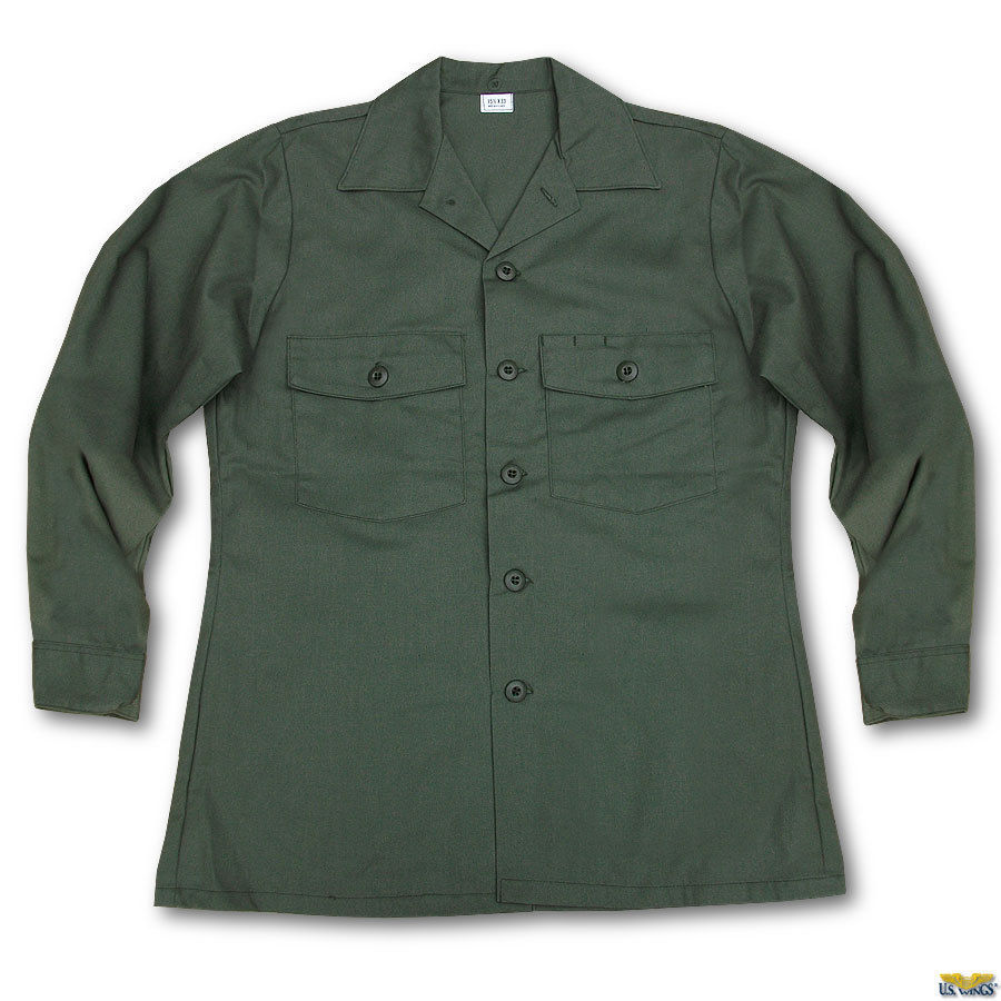 RARE OG 507 ARMY AIR FORCE UTILITY BLOUSE VIETNAM ERA FATIGUE SHIRT 23&quot; ... - $61.96