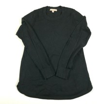 Banana Republic Sweater Womens Small Black Crew Neck Silk Blend Long Sleeve - £13.19 GBP