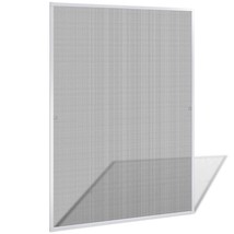 vidaXL White Aluminum Window Screens 24&quot;-36&quot; Insect Mosquito Guard Prote... - $1,573.59 MXN