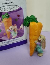 Hallmark Keepsake Easter Ornament 1999 Springtime Harvest Carrot Cake To... - $12.56
