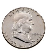 1954 50C Franklin Half Dollar Gem Proof Condition, Excellent Eye Appeal-... - $1,783.03 MXN