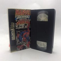 Vtg 1991 Marvel Super Heroes The Amazing SPIDER-MAN Vol 1 Vhs Tape With Case - £9.44 GBP