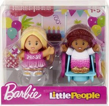 Fisher-Price Little People Barbie Toddler Toys Party 2 Figure Pack Ages 18M+ NEW - £10.27 GBP