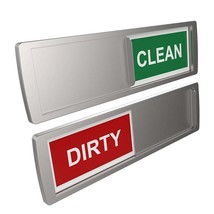 Dishwasher Clean dirty sign - Magnetic or Sticky pads - £7.96 GBP