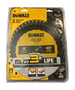 2 Pack Dewalt Circular Saw Blade, Carbide, Dia: 10&quot;, 40T DWA11040 - $721.74 MXN