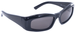 New Balenciaga Bb 0266S 001 Black White L Authentic Frames Sunglasses 57-18 - £206.80 GBP