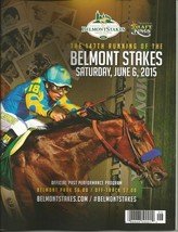 2015 - 147th Belmont Stakes program #1 in MINT Condition - AMERICAN PHAROAH - $20.00