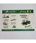 Vintage Silex Ranger Trimmer Edger Mode 2879 Brochure Ephemera - $11.00