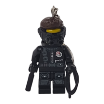Lego Minifigure Keychain Spy Secret Agent w/ Night Vision - £6.19 GBP