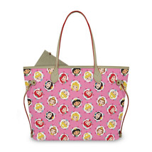 Cute Princess Kawaii in Pink Women&#39;s Leather Tote Handbag with Coin Purse - £31.16 GBP