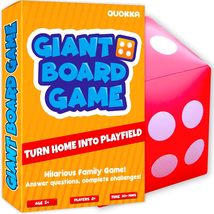 QUOKKA Giant Outdoor Games for Kids Ages 8-12 - Yard Card Game with Jumbo Dice f - £15.47 GBP