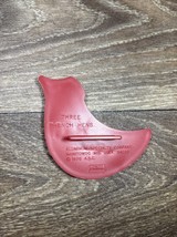 1978 Vtg CHILTON 12 Days of CHRISTMAS Cookie Cutter 3 FRENCH HENS Replac... - $5.99