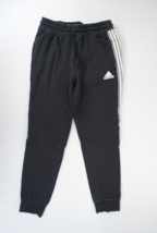 Adidas Pantalon Hommes Moyen Noir Course 3 Rayure Football Zip Cheville Jogger - £15.14 GBP