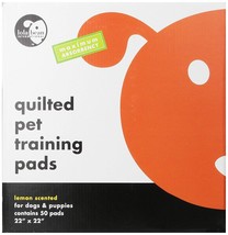 Lola Bean Quilted Pet Training Pads Lemon Scent Large - 50 count - $34.62