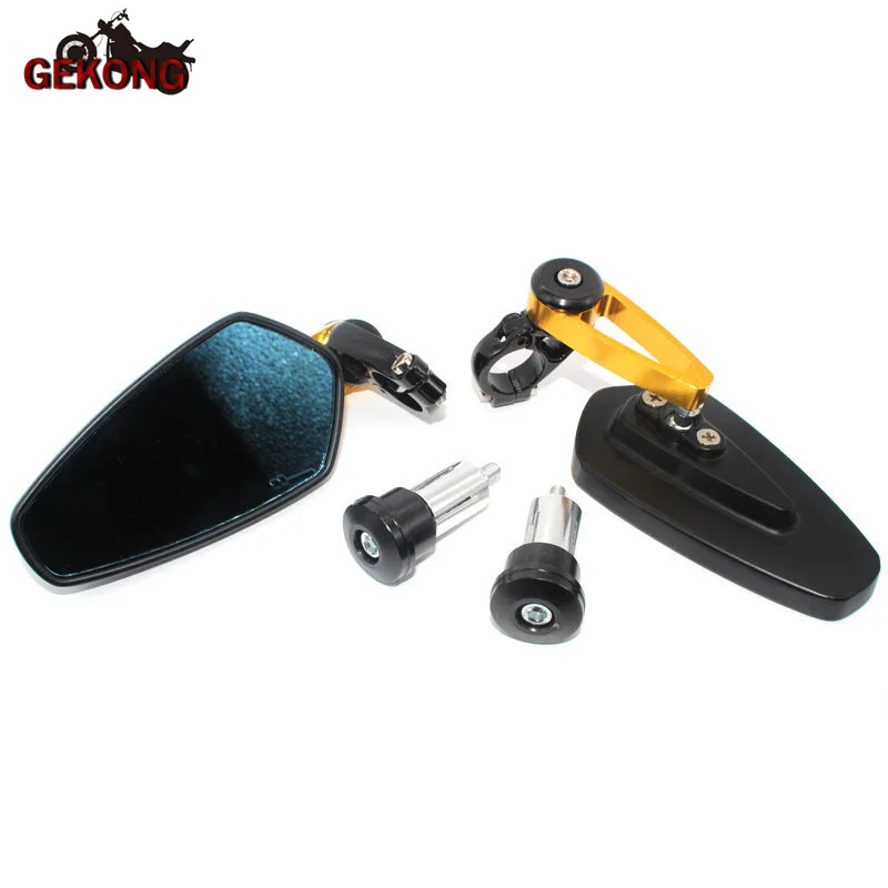 Motorcycle View Bar End Side Rearview Mirrors handlebar Grips  Zontes G1... - $799.48