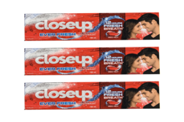 3x 100ml. Closeup Fresh Breath Deep Action Red Hot Gel Toothpaste - £31.09 GBP