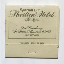 Marriott’s Pavilion Hotel St. Louis Missouri Match Book Matchbook - £3.10 GBP