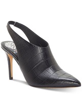 New Vince Camuto Black Leather Pointy Pumps Mule Size 8 M $110 - £55.50 GBP